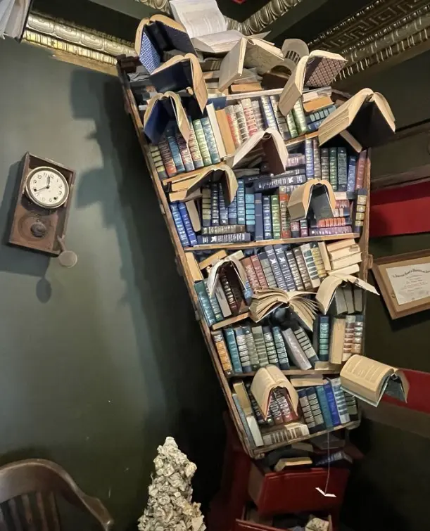 Flying books section