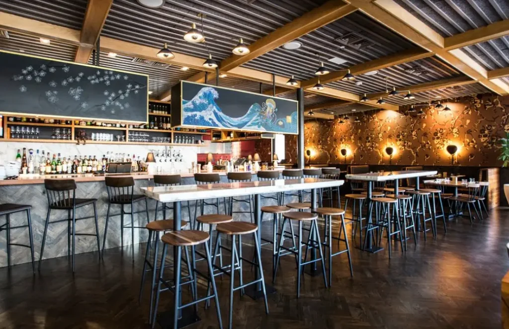 Interior detail of Uchiba