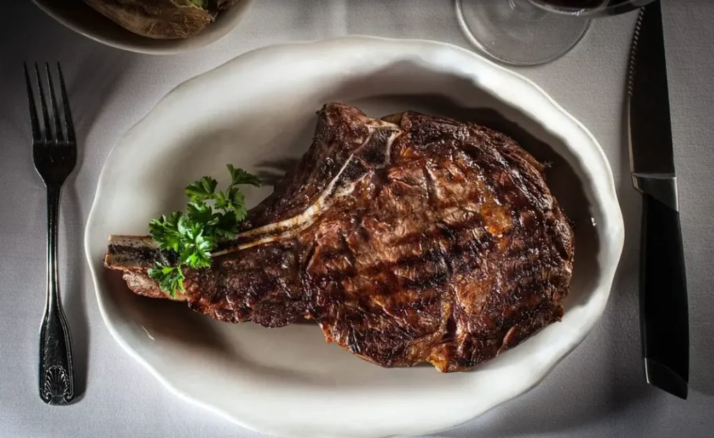 Mouth watering steak