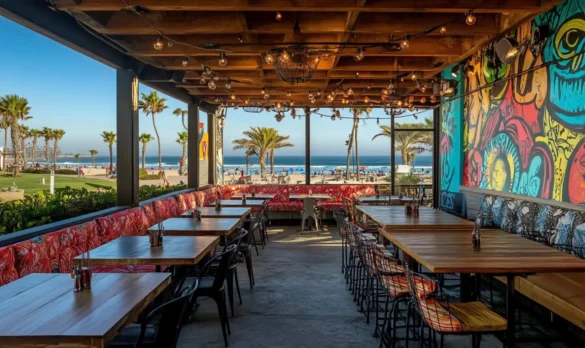 Beautiful waterfront restaurant in San Diego