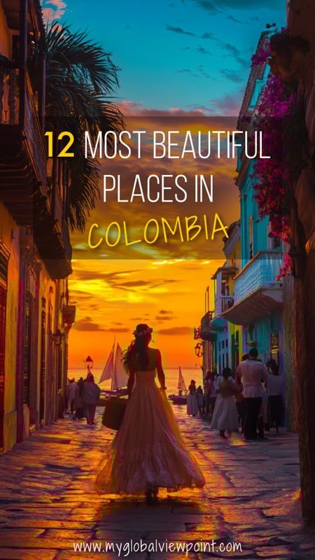 Pretty destinations in Colombia