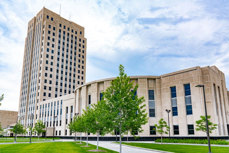Visit the North Dakota State Capitol for tours, city views, and the beautiful Capitol Grounds.