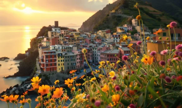 Beautiful coastline in Italy