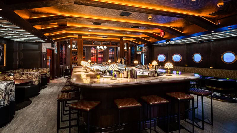 Captain’s Quarters in Pacific Beach: A nautical-themed speakeasy with vintage ship ambiance, maritime decor, and sea shanty melodies for an elegant dining experience. | Source: https://sandiego.eater.com/