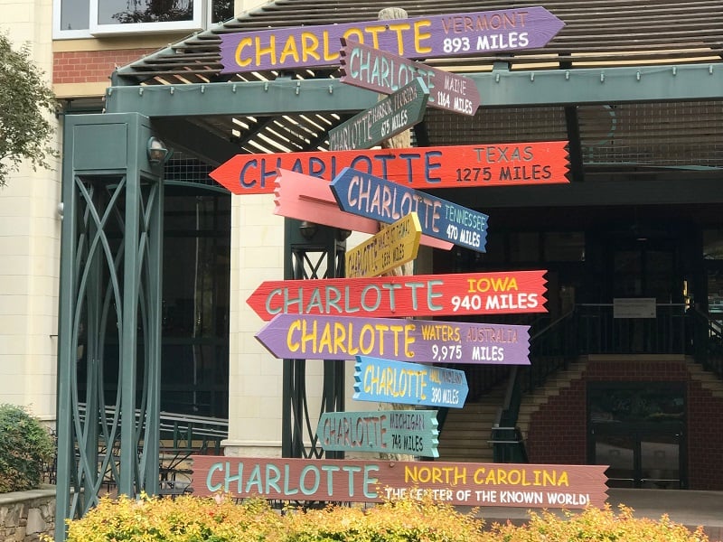 Charlotte, North Carolina Signs.