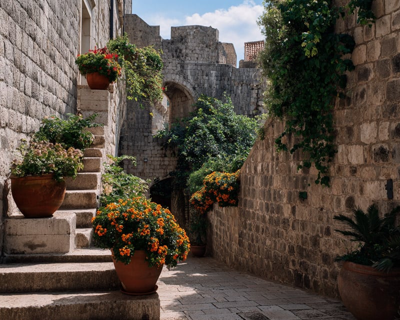 Inside Dubrovnik's old town walls is pure magic