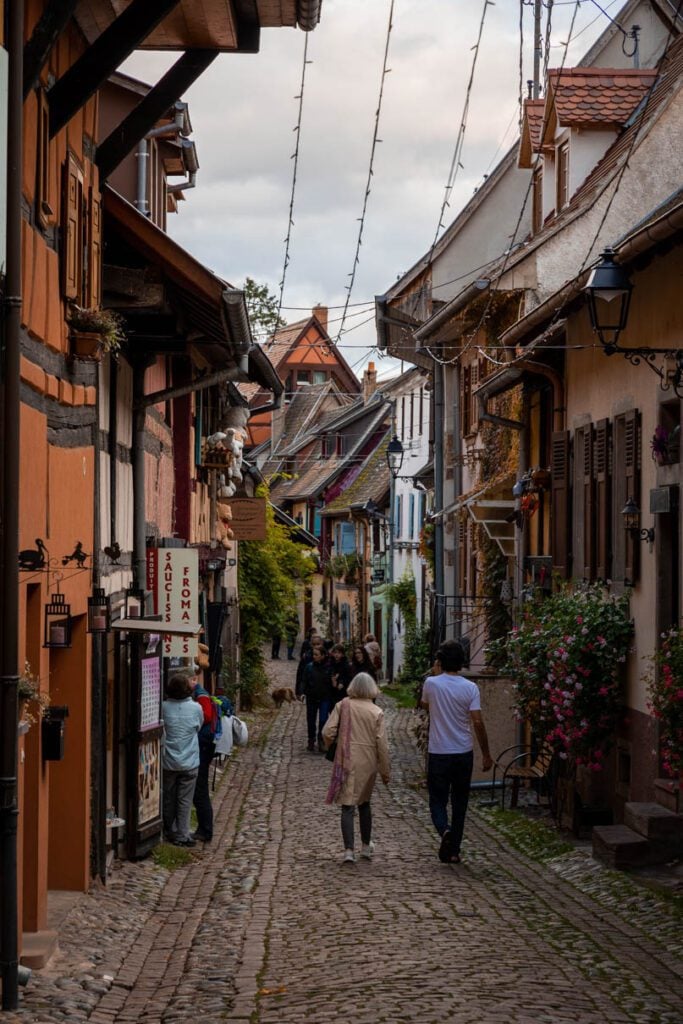 The quaint streets of Eguisheim