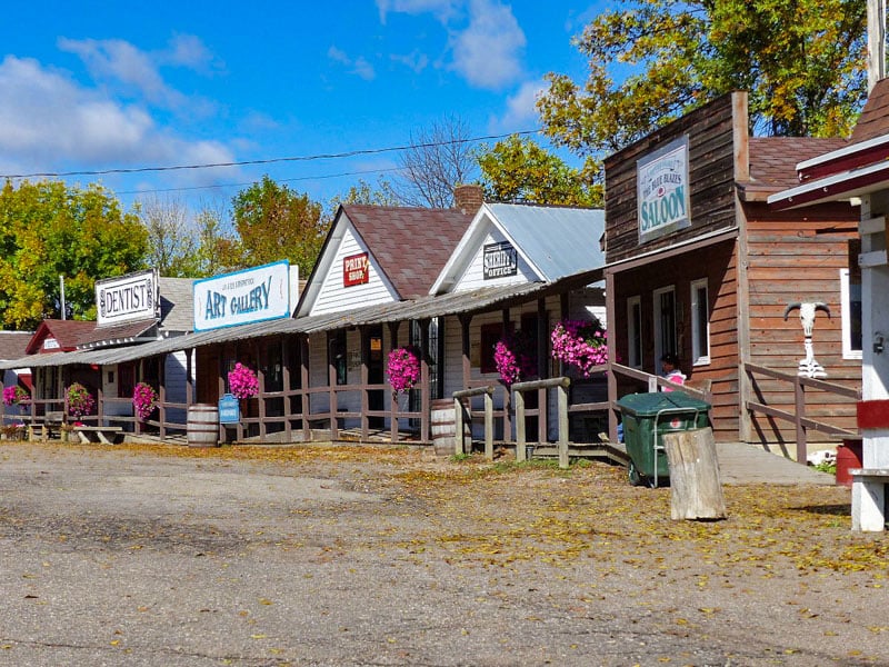 Travel back to the 1800s at Frontier Village: historic buildings, live demos, and prairie town vibes.