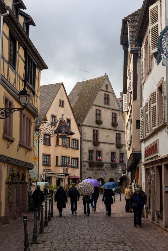 The scenic streets of Kaysersberg
