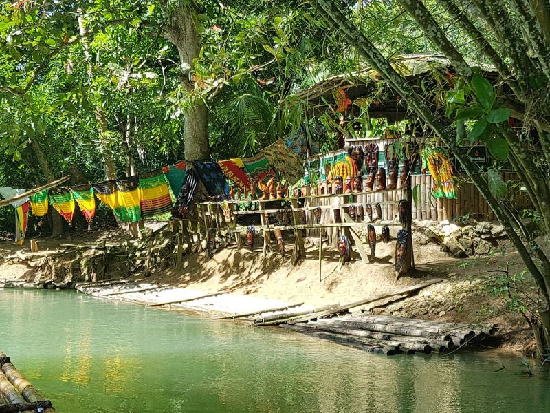 Tranquil Moments by Martha Brae River's Graceful Waters, one of the most beautiful places in Jamaica