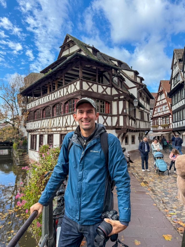 Me standing in La Petite France in Strasbourg