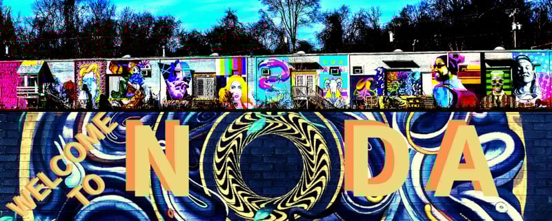 For artsy teens, a must-see in Charlotte is NoDa, the historic arts district known for its vibrant creativity. | Source: https://noda.org/