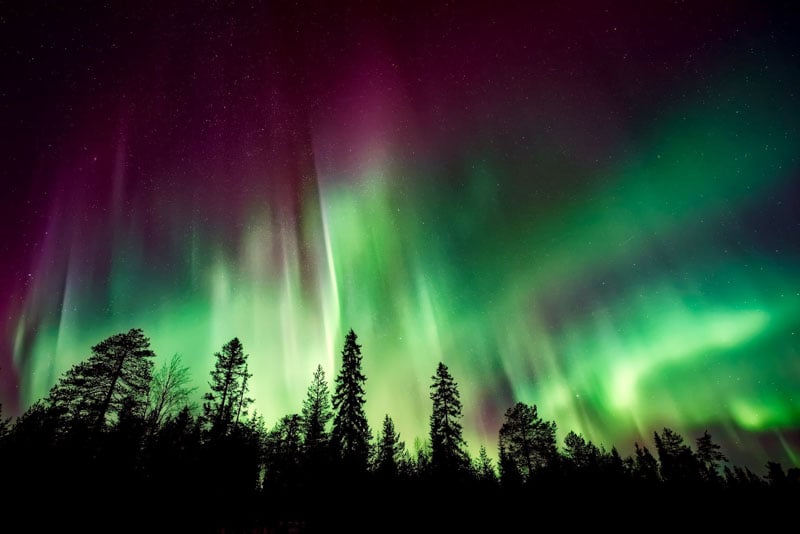 Catching North Dakota's brilliant Northern Lights is one of the best things to do in North Dakota.