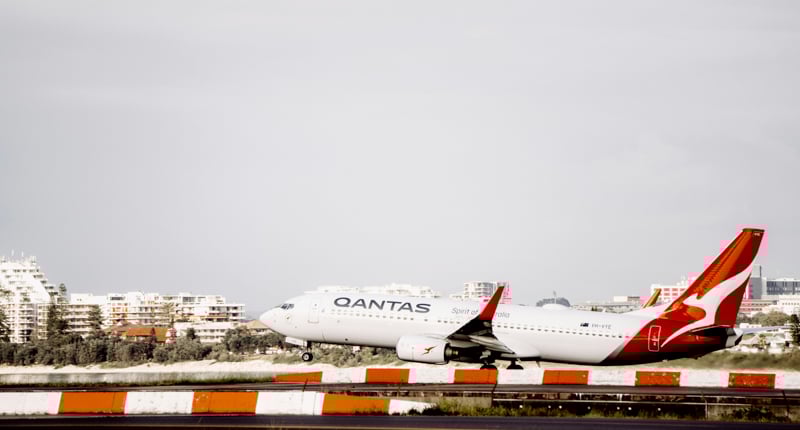 Qantas flying from Melbourne