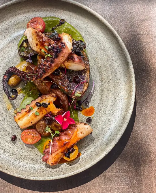 Grilled octopus
