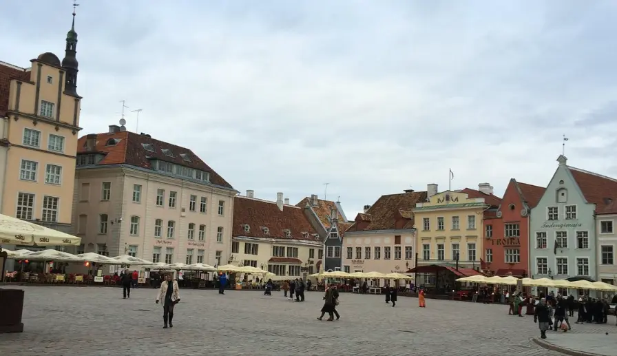 Cobbles stone street in Tallinn
