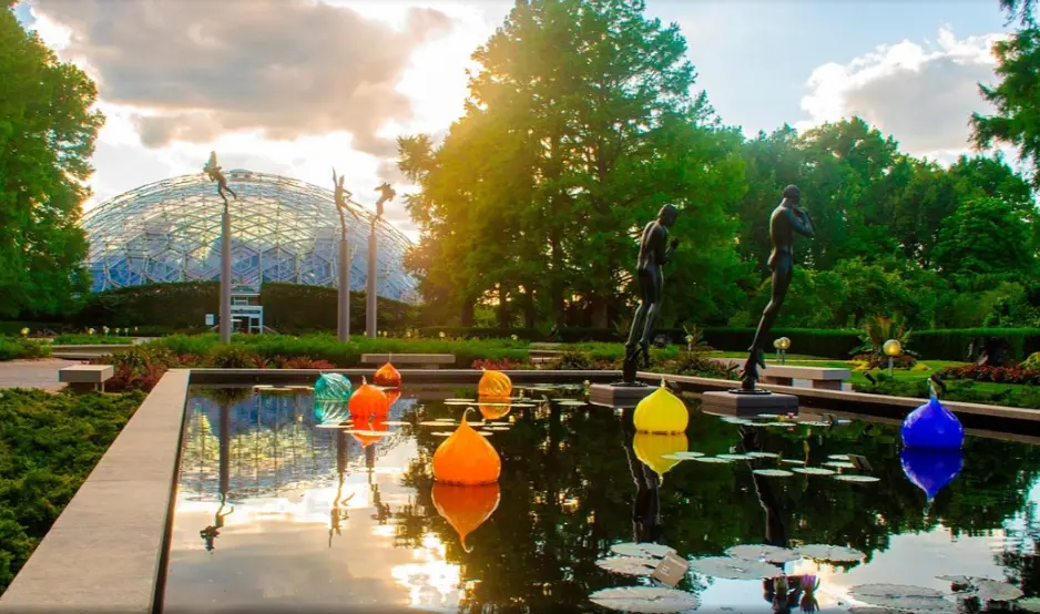 Climatron at sunset