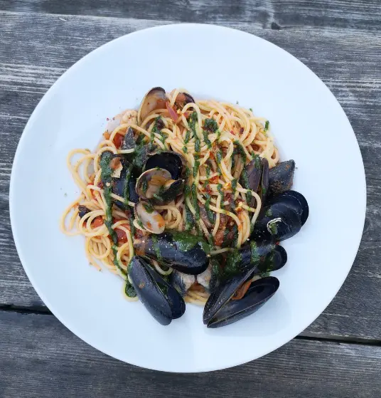 Spaghetti alle Vongole von Fish & more