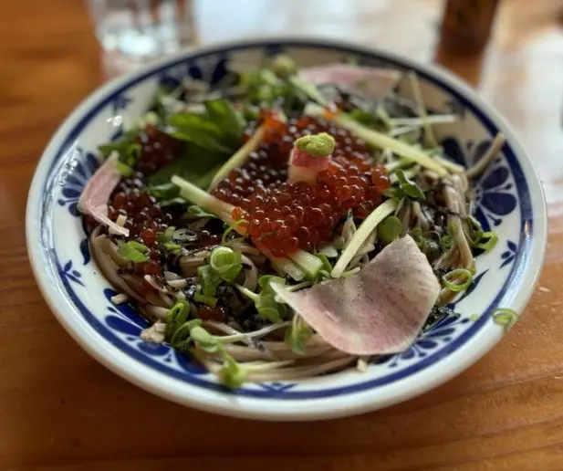 Ikura oroshi soba