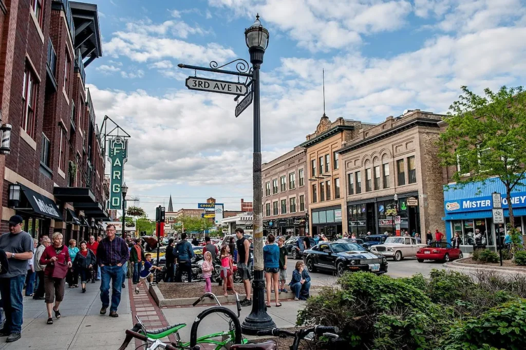 Public place in Fargo