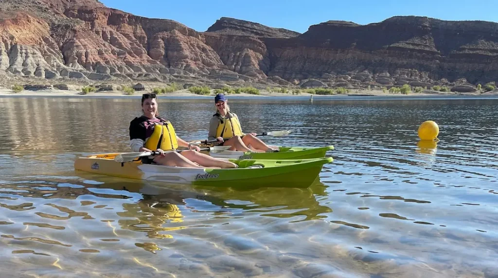 Paddling tour at Quail Creek Reservoir