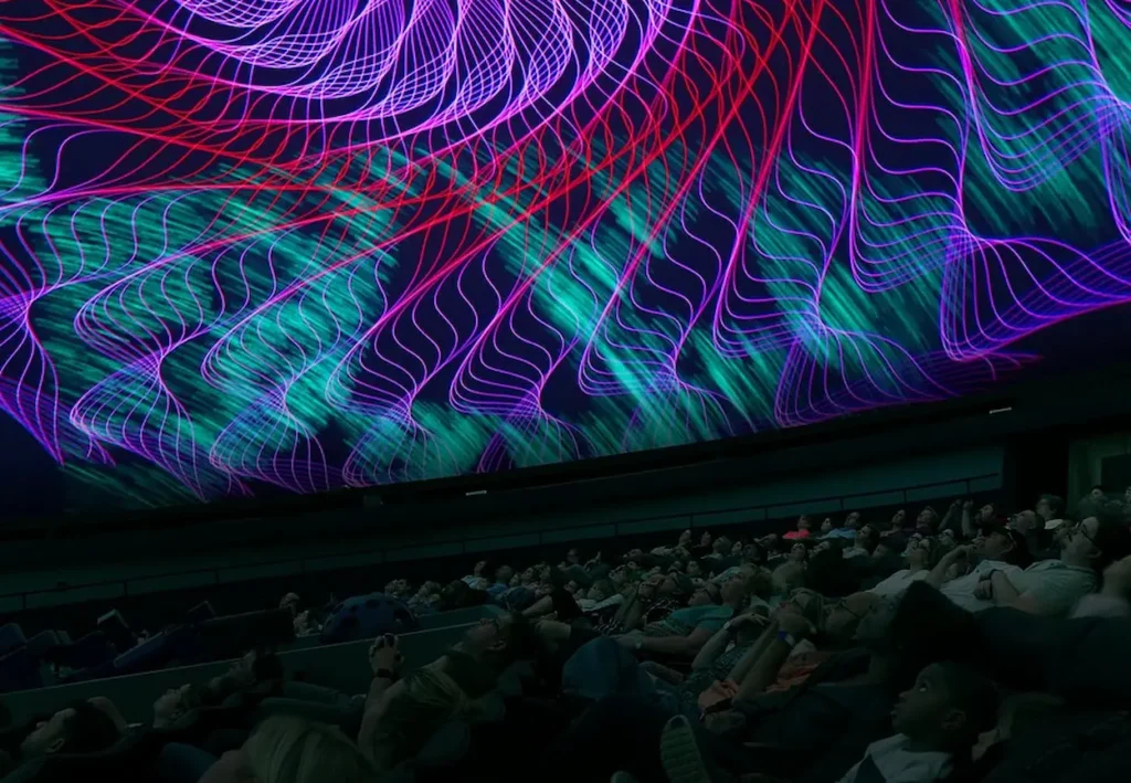 Laser shows in Sudekum Planetarium