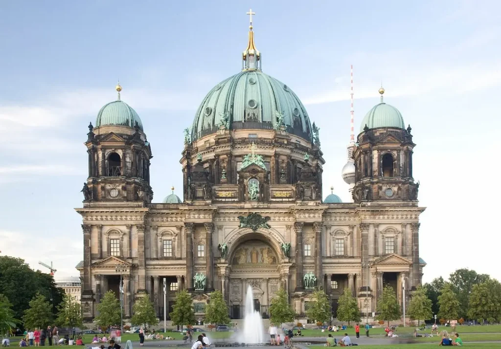 Neo-Renaissance facade of Berlin Cathedral (Berliner Dom)