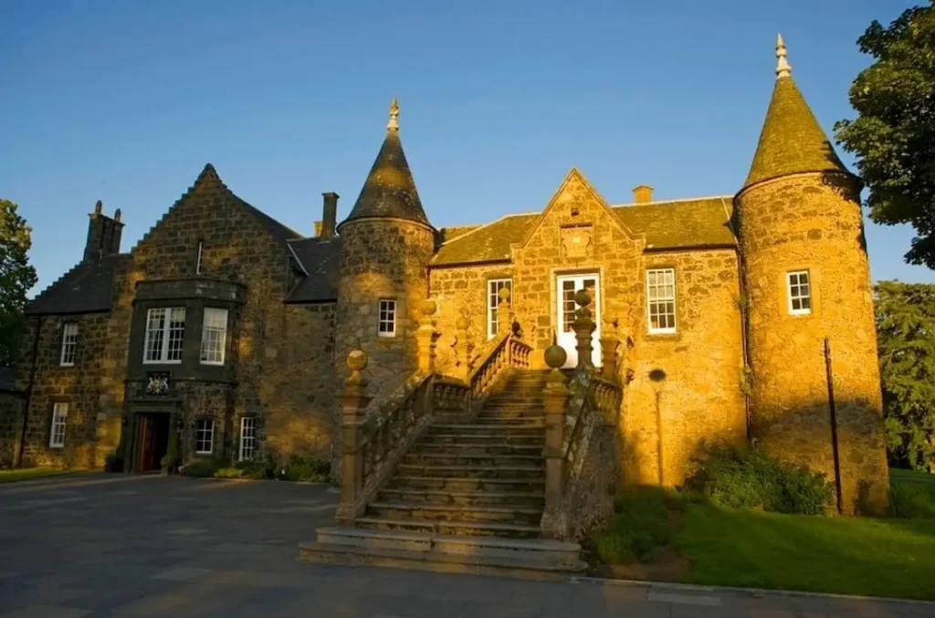 Front exterior of Meldrum House Country Hotel & Golf Course