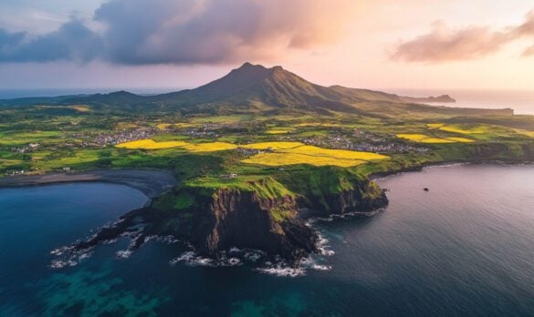 Beautiful island in South Korea