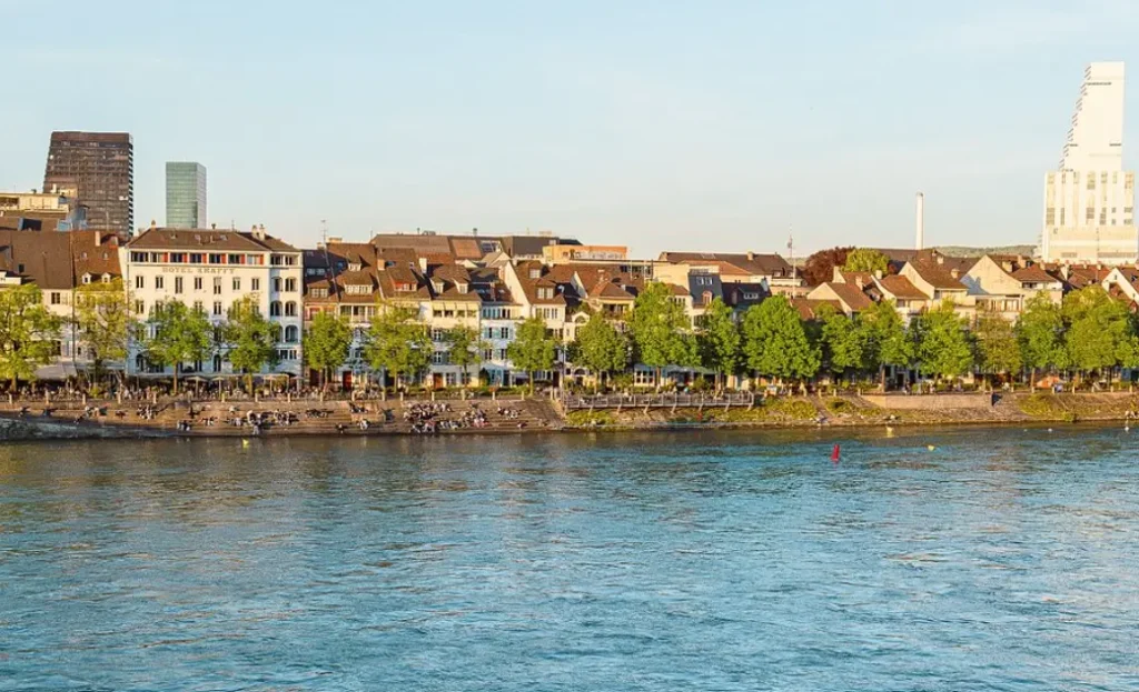 Hotel Krafft Basel view