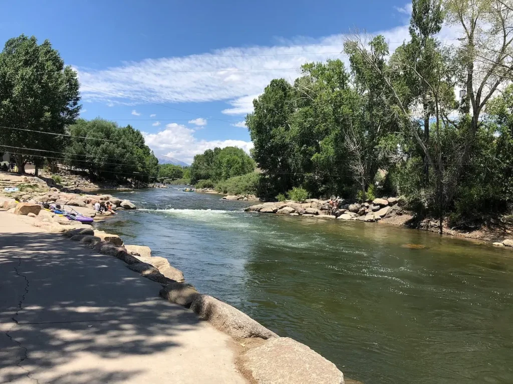 Arkansas River at the Salida Whitewater Park