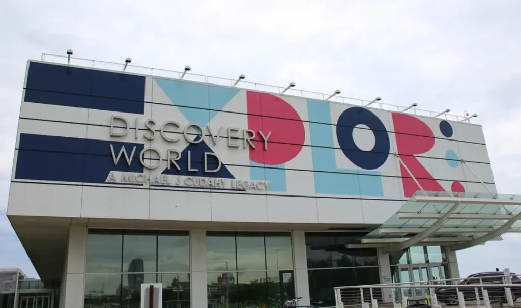 Discovery World's new exterior