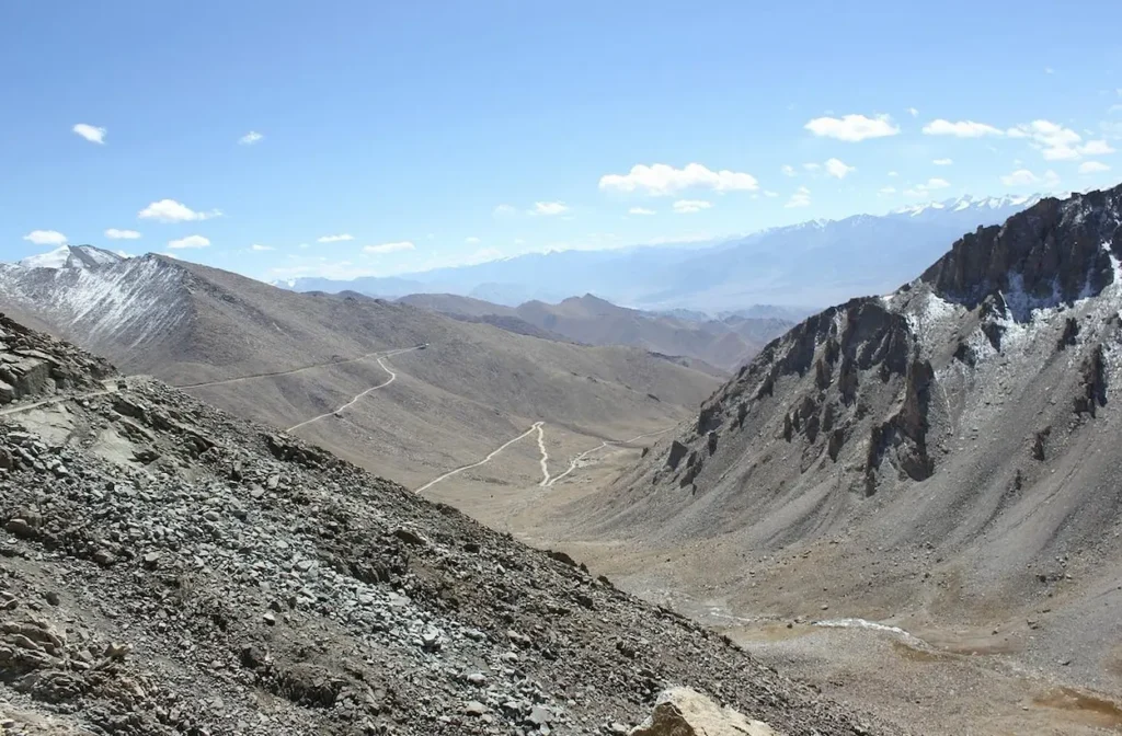 Scenic view of Nubra Valley