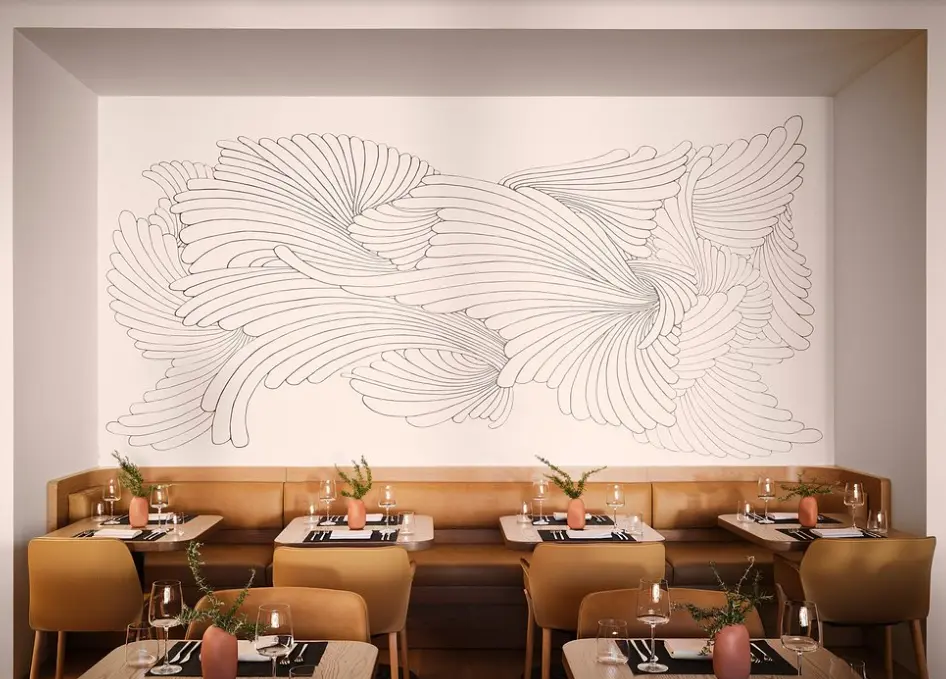 Hummingbird Seating Area With Wall Art