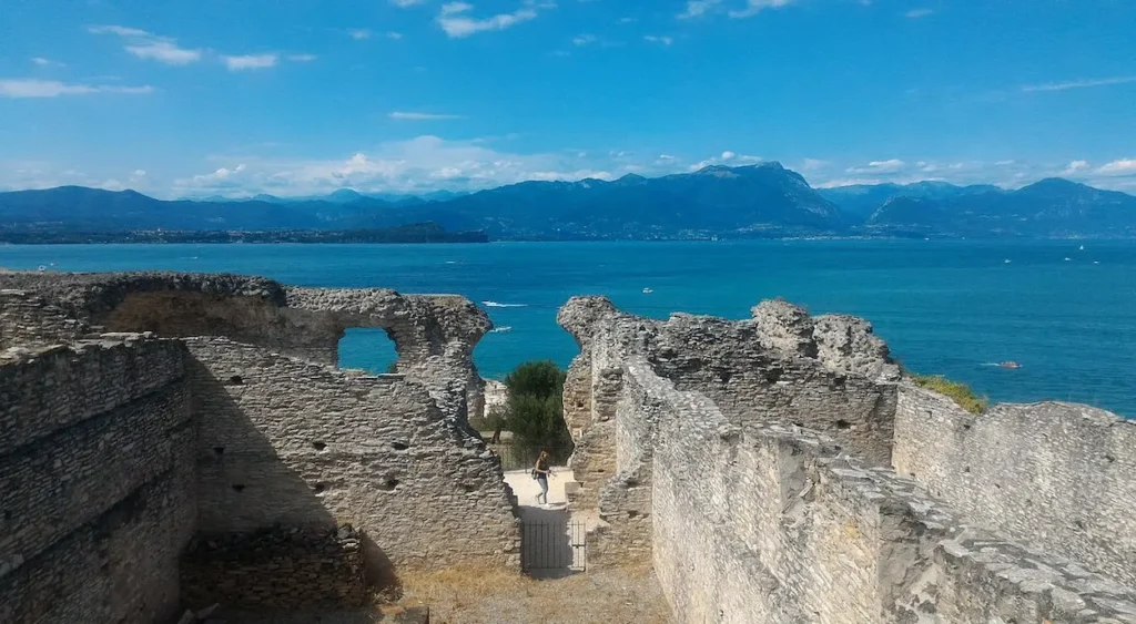 Scenic waterfront view at Sirmione