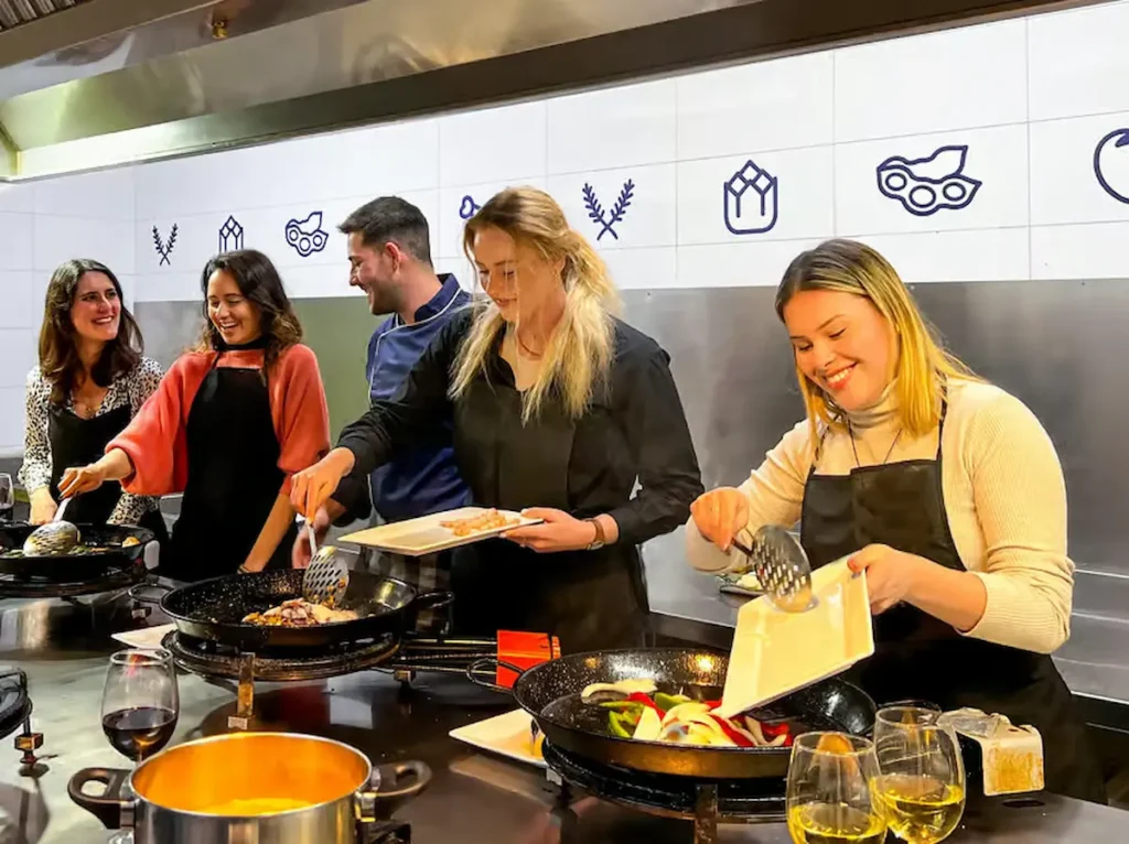 Paella Cooking Class with Central Market Tour