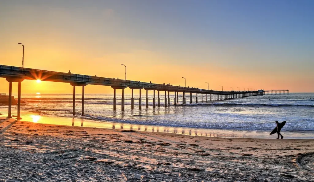 Beach at San Diego, California