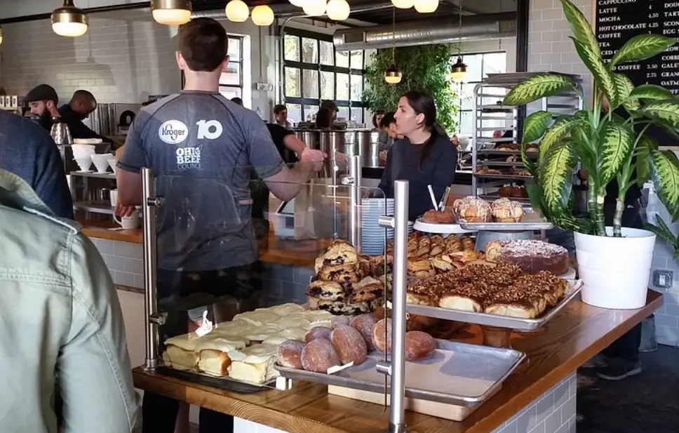 Inside the restaurant