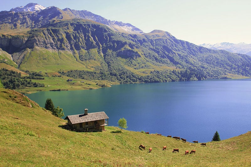 Quaint alpine village, breathtaking scenery, and French mountain charm in French Alps