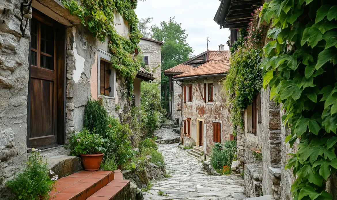 Beautiful Brda region in Slovenia