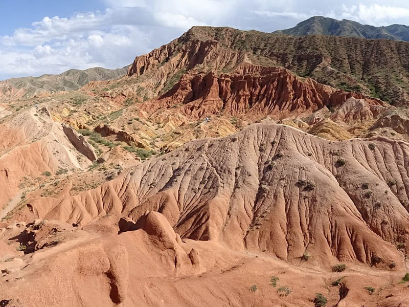 Fairy Tale Canyon is a true picturesque spot in Kyrgyzstan, a natural wonder.