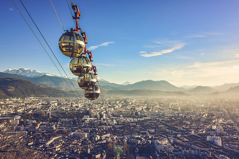 Grenoble, one of the most beautiful places in French Alps, a scenic and vibrant French city