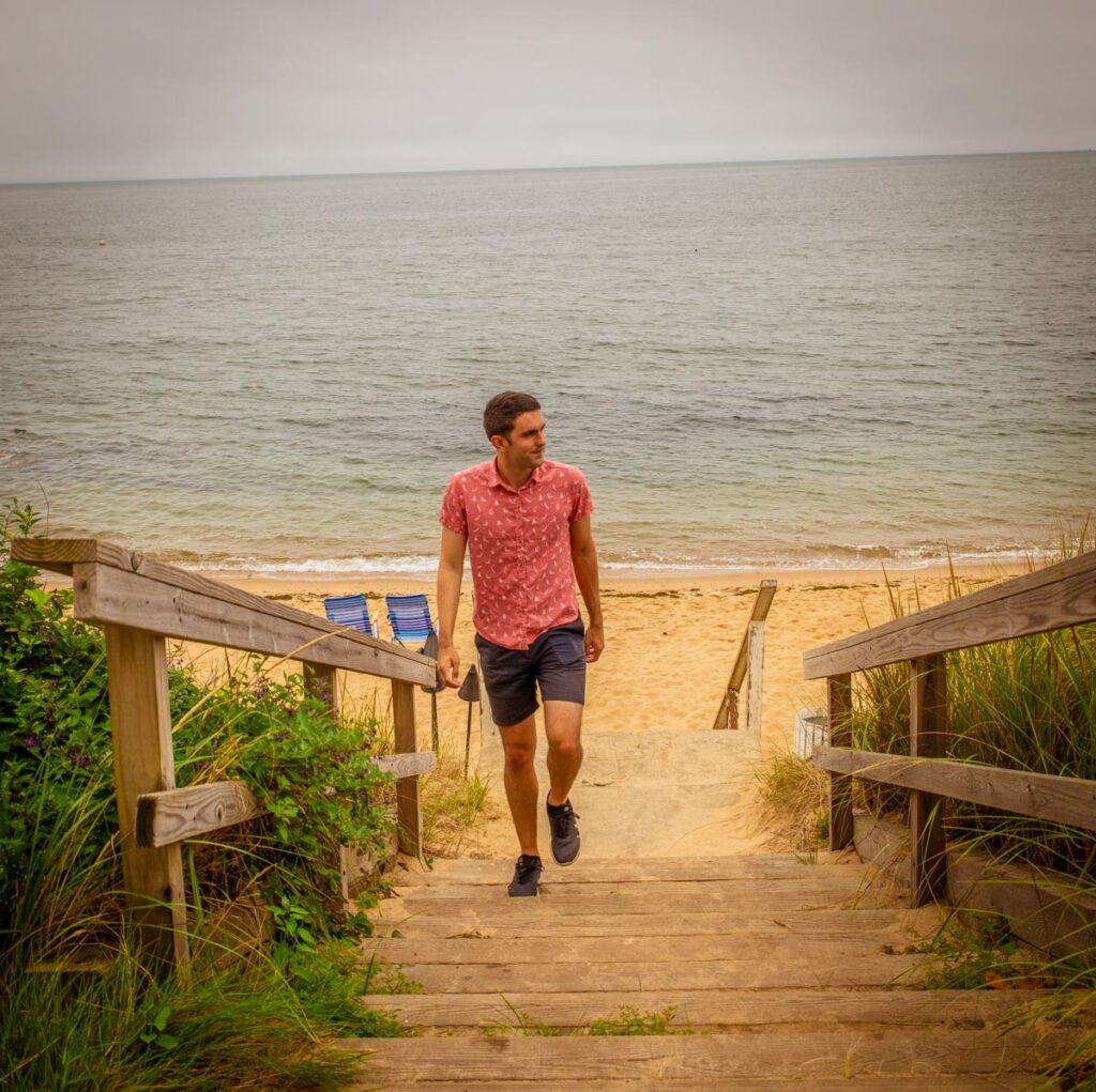 Me at the Pelham House Resort in Cape Cod