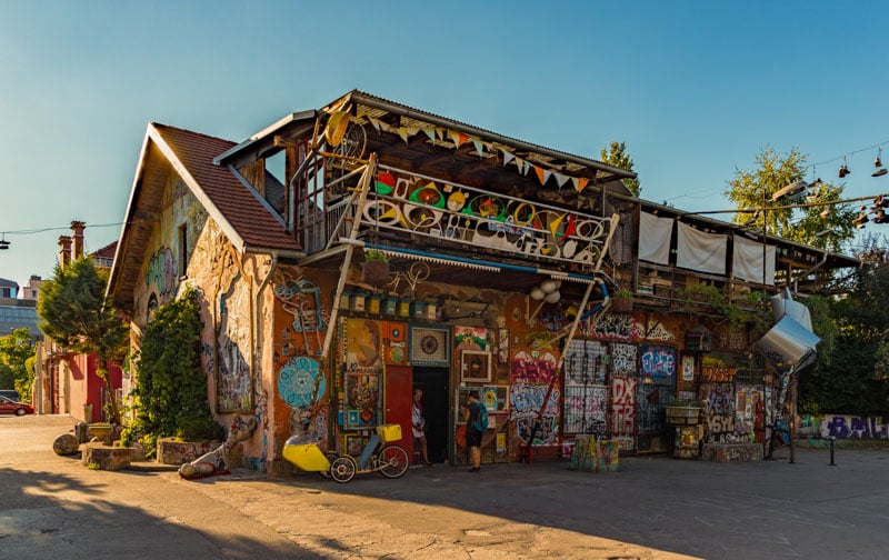 Discover the unique artistry of Metelkova Mesto, a captivating autonomous cultural center.