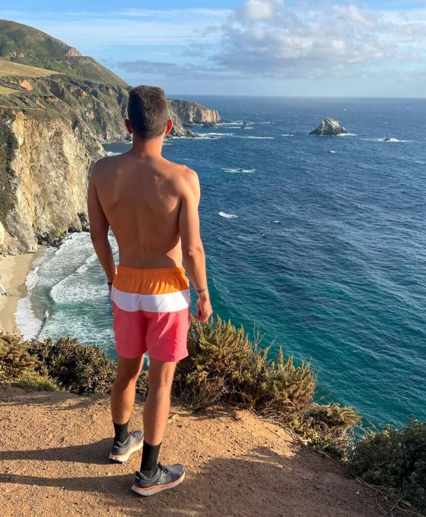 My photo of me in Big Sur, California