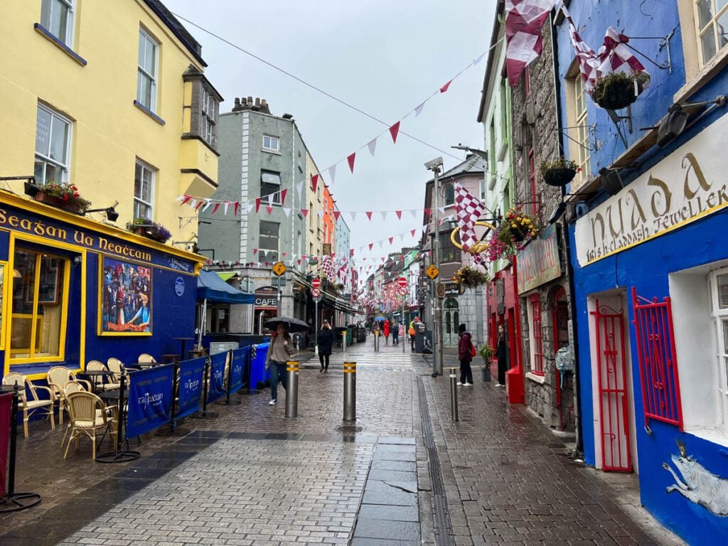 My photo of Quay Street in Galway, rainy day