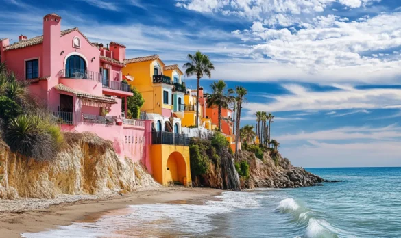 Oceanfront resort in Costa del Sol