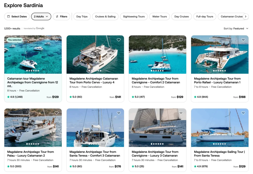 My favorite Sardinia boat cruise guide