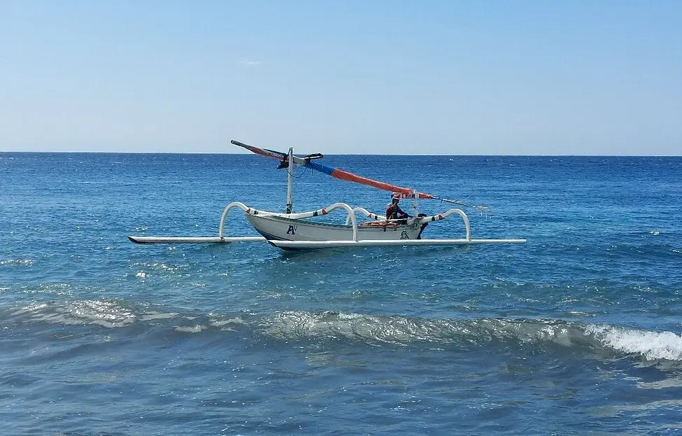 Traditional Balinese Fishing Boat