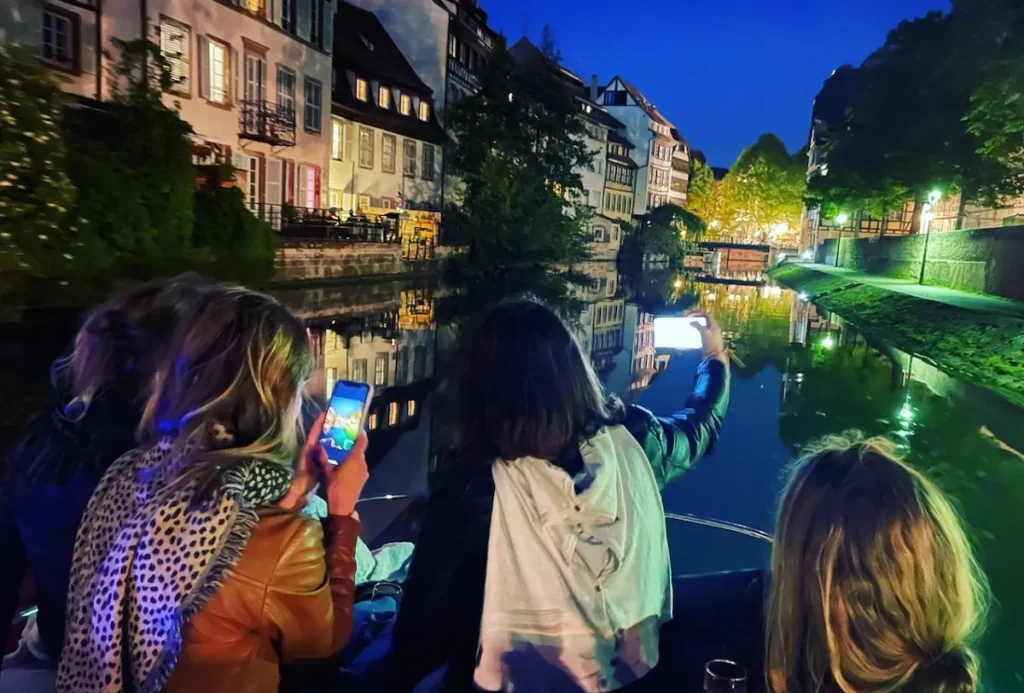 Strasbourg in a private boat